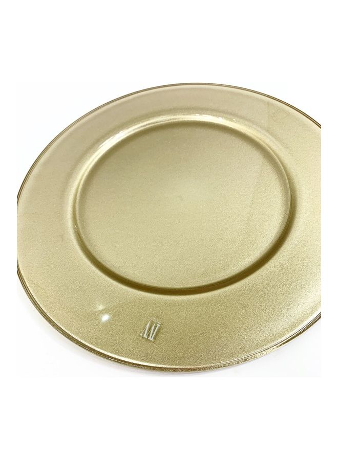 IVV Tortoise Decorative Aria Charger Gold 32cm - Image 1