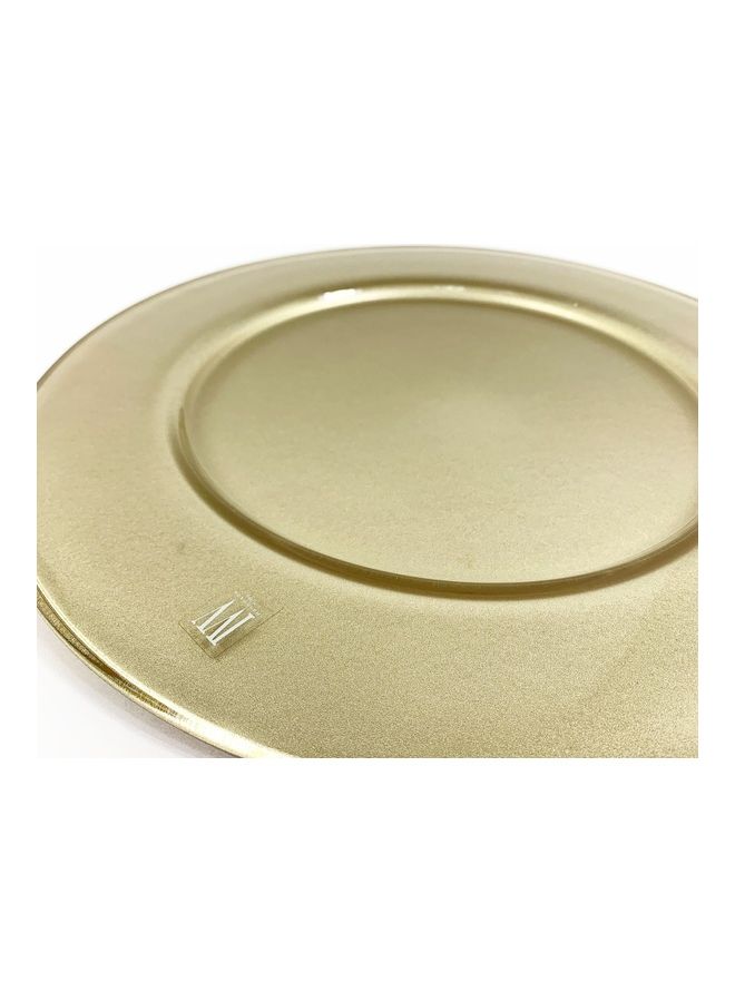 IVV Tortoise Decorative Aria Charger Gold 32cm - Image 3