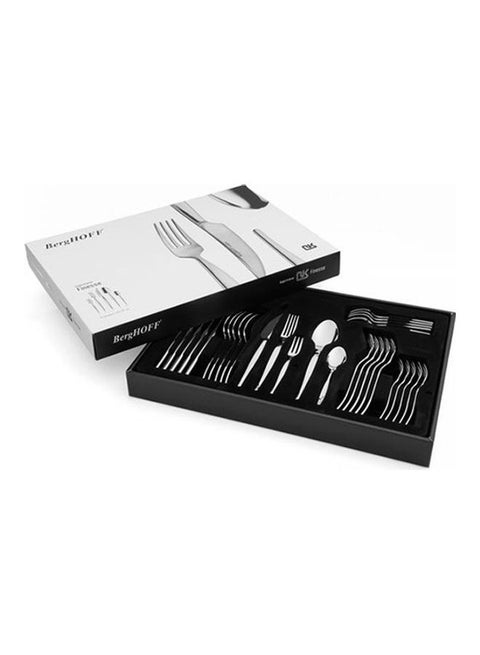 Set Of Flatware Finesse 30 Pieces Stainless Steel Silver