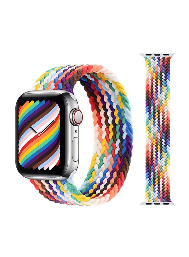 Perfii Braided Solo Band For Apple Watch Series 6/SE/5/4/3/2/1 44/42mm Pride Edition - Image 1