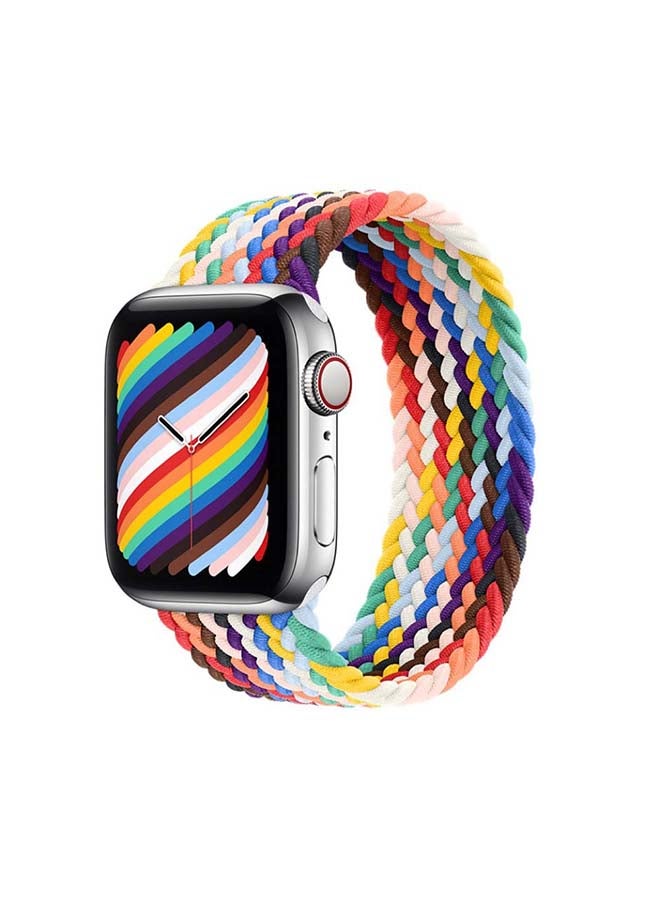 Perfii Braided Solo Band For Apple Watch Series 6/SE/5/4/3/2/1 44/42mm Pride Edition - Image 2