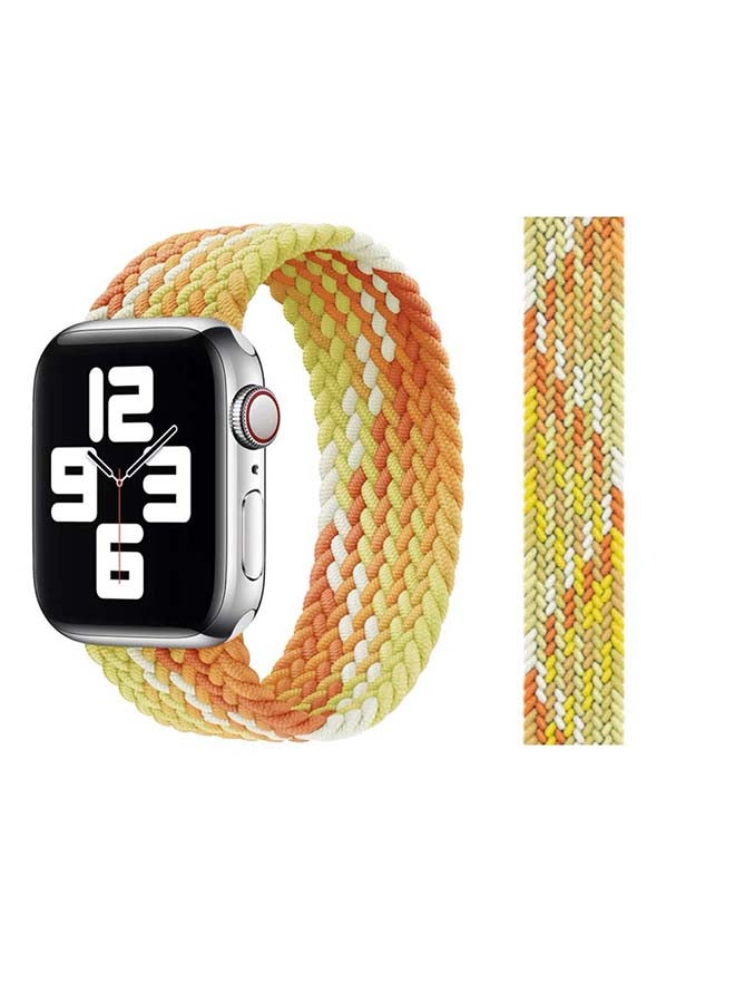 Perfii - Braided Solo Band for Apple Watch Series 1/2/3/4/5/6/SE 44/42mm Vitamin C - Image 1