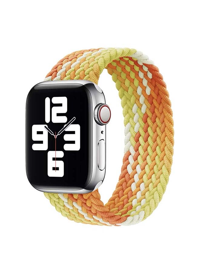 Perfii - Braided Solo Band for Apple Watch Series 1/2/3/4/5/6/SE 44/42mm Vitamin C - Image 1