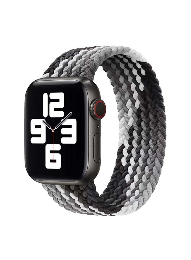 Perfii - Braided Solo Band for Apple Watch Series 1/2/3/4/5/6/SE 44/42mm Multicolour - Image 1