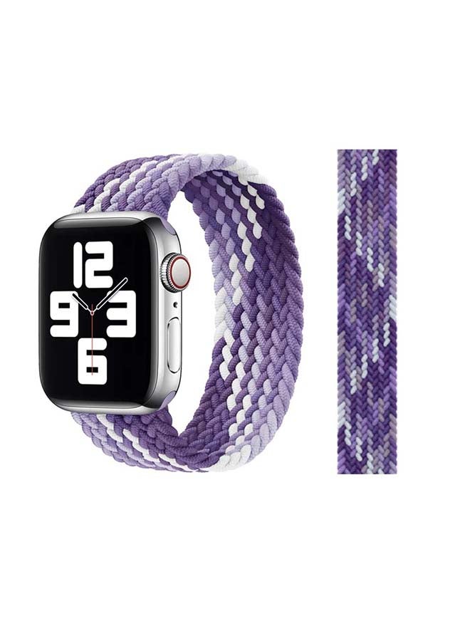 Perfii - Braided Solo Band For Apple Watch Series 6/SE/5/4/3/2/1 Hyper Grape - Image 1