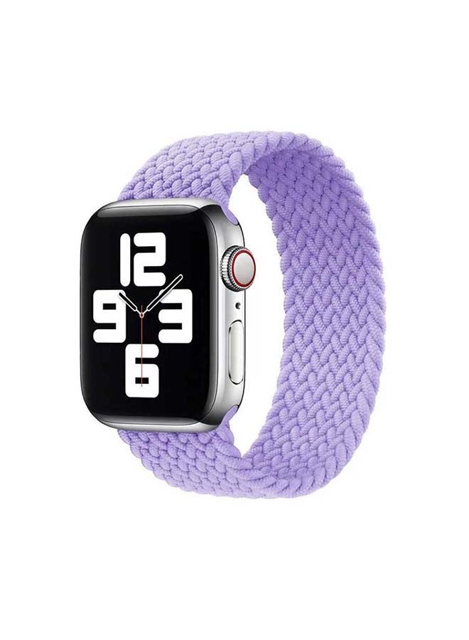 Perfii - Braided Solo Band For Apple Watch Series 6/SE/5/4/3/2/1 Light Purple - Image 1