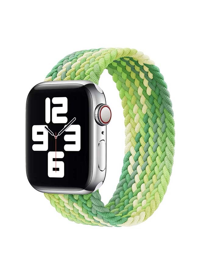 Perfii - Braided Solo Band For Apple Watch Series 6/SE/5/4/3/2/1 Neon Lime - Image 1
