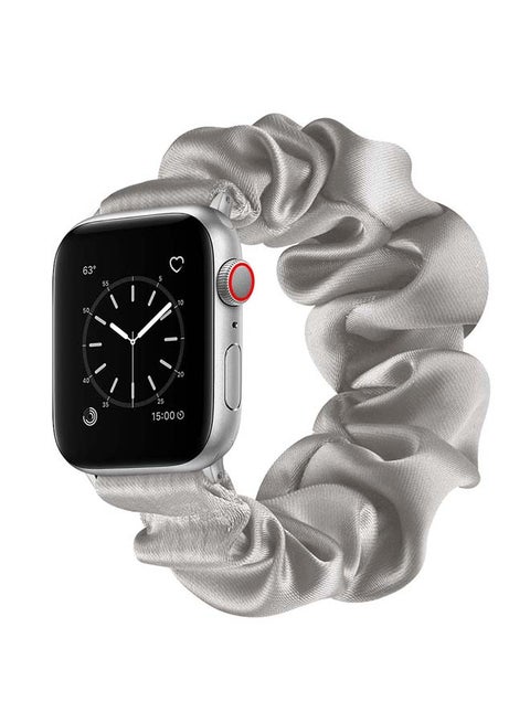 Flexi Elastic Solo Loop Band For Apple Watch Series 6/SE/5/4/3/2/1 Grey