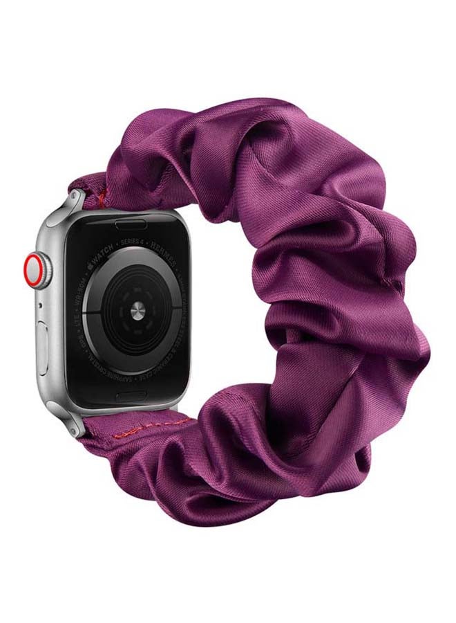 Perfii Flexi Elastic Solo Loop Band For Apple Watch Series 6/SE/5/4/3/2/1 Purple - Image 2