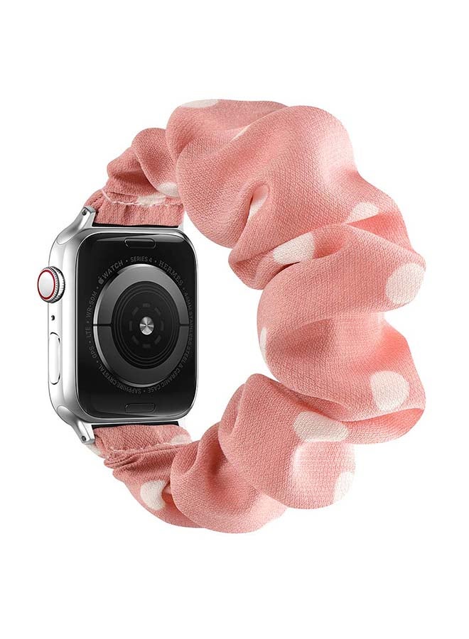 Perfii Flexi Elastic Solo Loop Band For Apple Watch Series 6/SE/5/4/3/2/1 Pink - Image 2