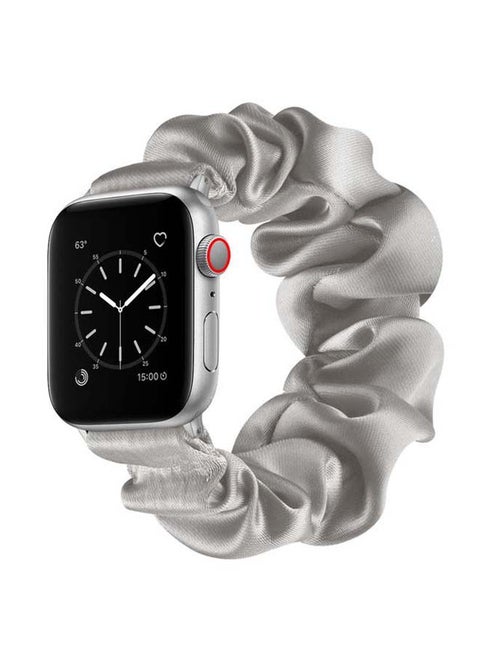 Flexi Elastic Solo Loop Band For Apple Watch Series 6/SE/5/4/3/2/1 Grey
