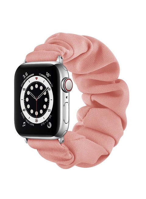 Flexi Elastic Solo Loop Band For Apple Watch Series 6/SE/5/4/3/2/1 Rose Pink
