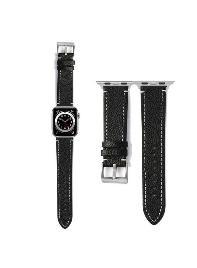 Perfii Replacement Band For Apple Watch Series 6/SE/5/4/3/2/1 Black - Image 1