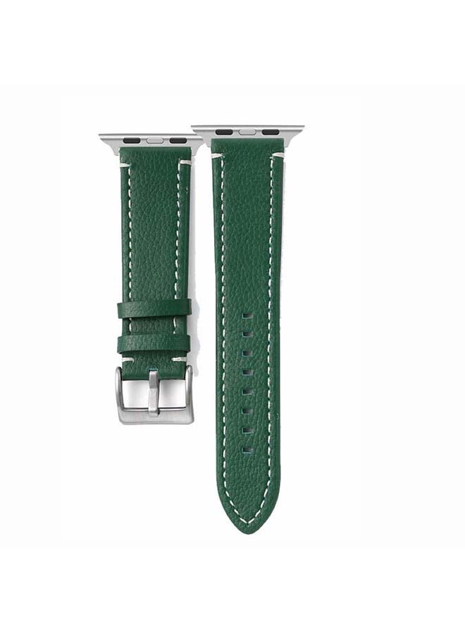 Perfii Replacement Band for Apple Watch Series 6/SE/5/4/3/2/1 Green - Image 2
