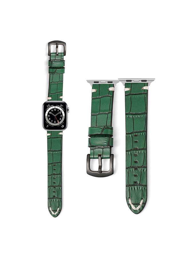 Perfii Replacement Band for Apple Watch Series 6/SE/5/4/3/2/1 Green - Image 1