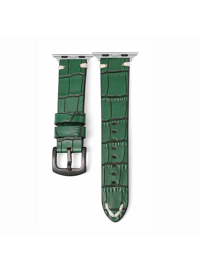 Perfii Replacement Band for Apple Watch Series 6/SE/5/4/3/2/1 Green - Image 2