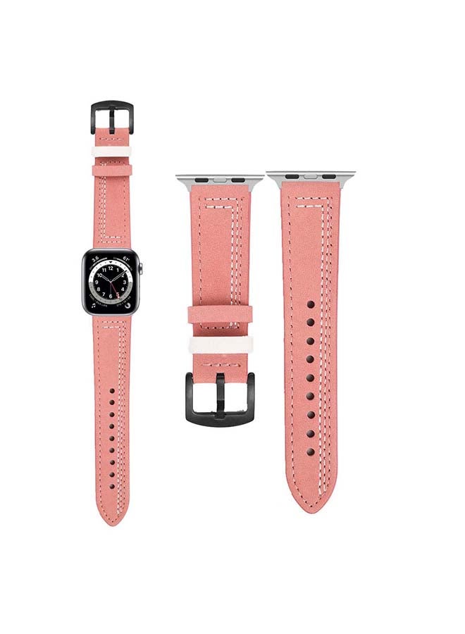 Perfii - Replacement Band For Apple Watch Series  6/SE/5/4/3/2/1 Pink - Image 1