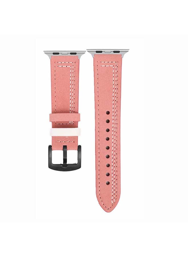 Perfii - Replacement Band For Apple Watch Series  6/SE/5/4/3/2/1 Pink - Image 1