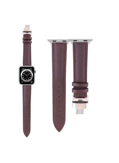 Replacement Band For Apple Watch Series 6/SE/5/4/3/2/1 Brown