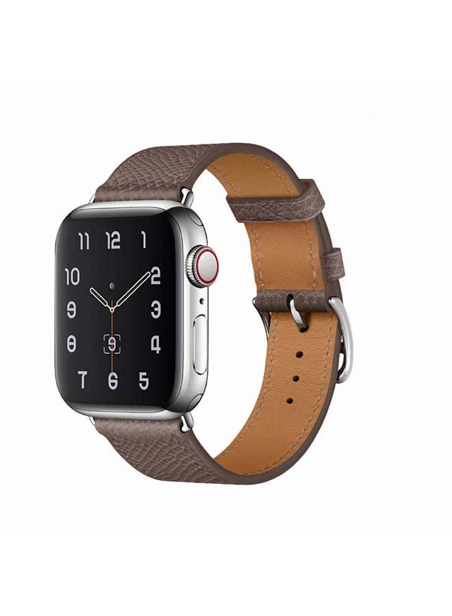 Perfii - Replacement Band For Apple Watch Series 6/SE/5/4/3/2/1 Gray Lines - Image 1