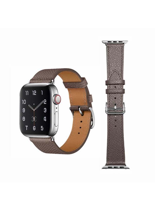 Perfii - Replacement Band For Apple Watch Series 6/SE/5/4/3/2/1 Gray Lines - Image 1