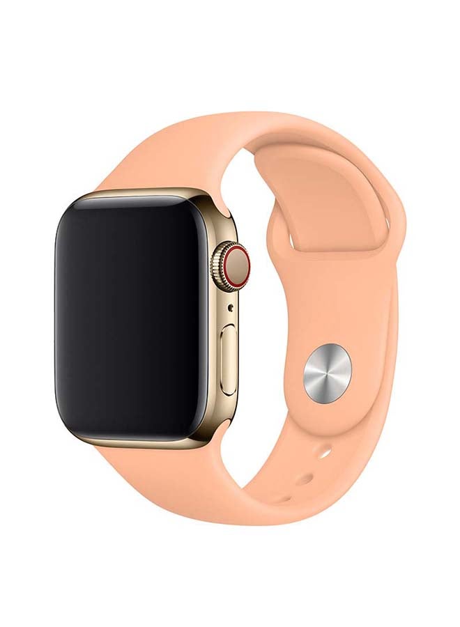 Perfii Replacement Band For Apple Watch Series 6/SE/5/4/3/2/1 40/38mm Cantaloupe - Image 2