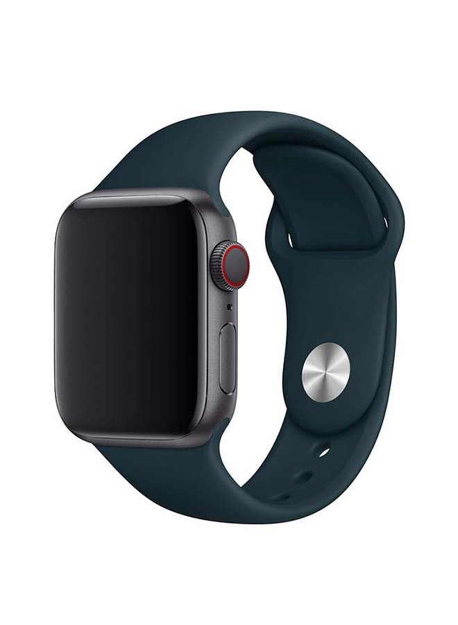 Perfii Replacement Band For Apple Watch Series 6/SE/5/4/3/2/1 40/38mm Mallard Green - Image 2