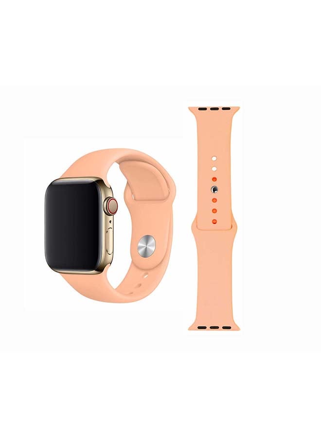 Perfii Replacement Band For Apple Watch Series 6/SE/5/4/3/2/1 40/38mm Cantaloupe - Image 1