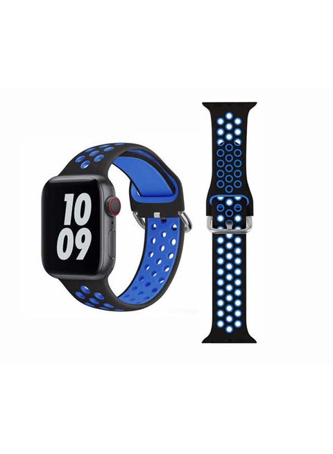 Replacement Band For Apple Watch Series 6/SE/5/4/3/2/1 40/38mm Black/Blue