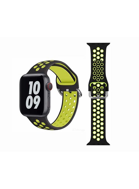 Replacement Band For Apple Watch Series 6/SE/5/4/3/2/1 40/38mm Black/Volt