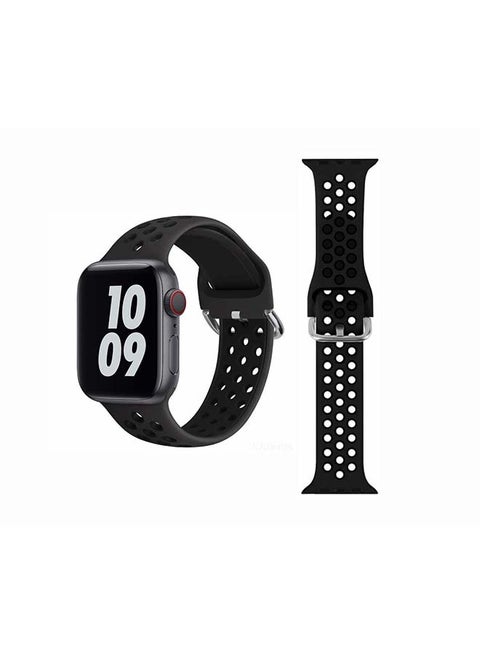 Replacement Band For Apple Watch Series 6/SE/5/4/3/2/1 40/38mm Black
