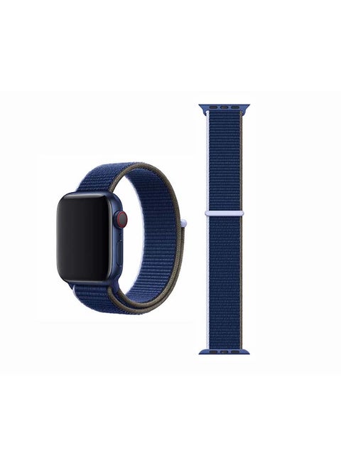 Replacement Band For Apple Watch Series 1/2/3/4/5/6/SE 40/38mm Blue