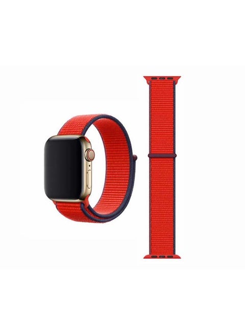 Replacement Band For Apple Watch Series 1/2/3/4/5/6/SE 40/38mm Dark Red