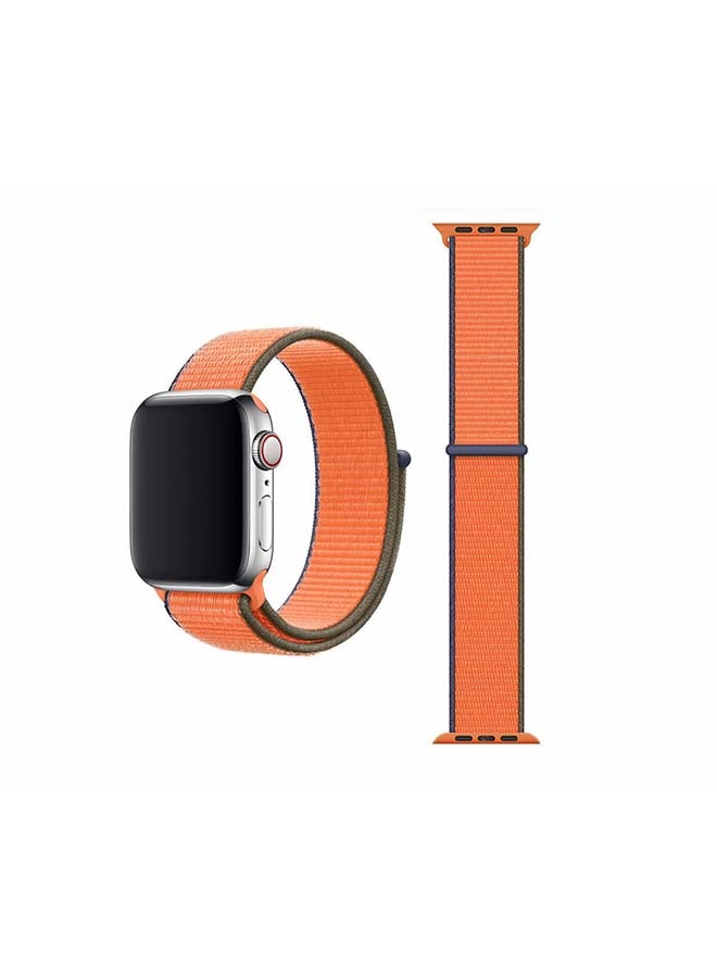 Perfii - Replacement Band For Apple Watch Series 1/2/3/4/5/6/SE 40/38mm Kumquat - Image 1