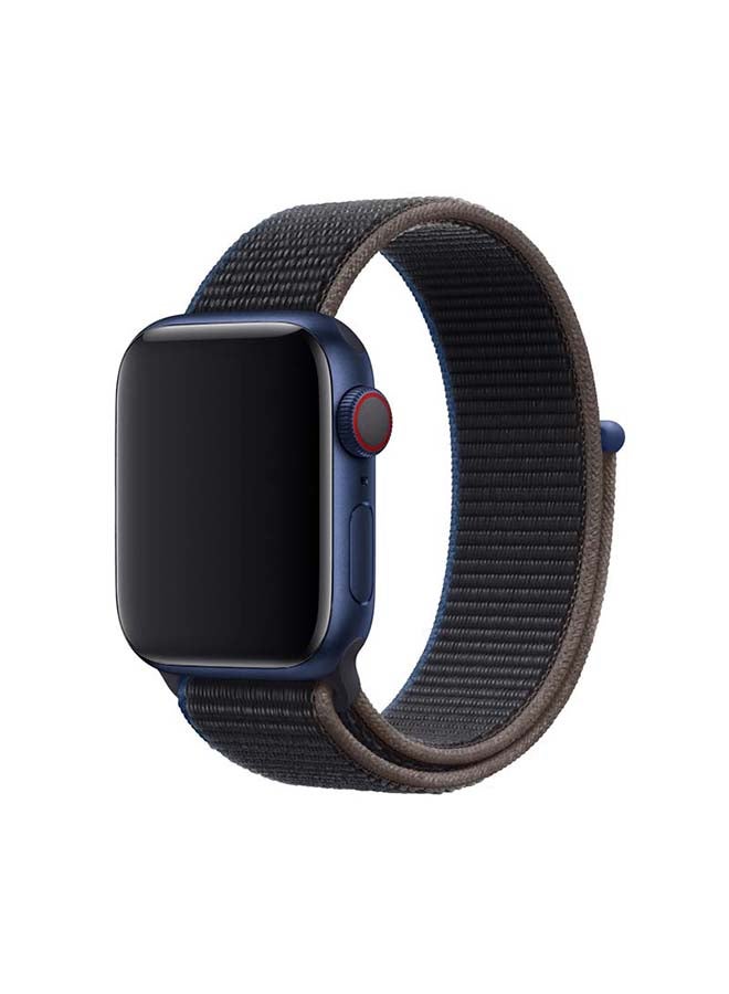 Perfii - Replacement Band For Apple Watch Series 1/2/3/4/5/6/SE 40/38mm Charcoal - Image 1