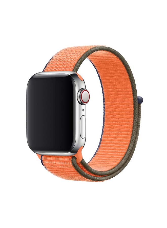 Perfii - Replacement Band For Apple Watch Series 1/2/3/4/5/6/SE 40/38mm Kumquat - Image 1