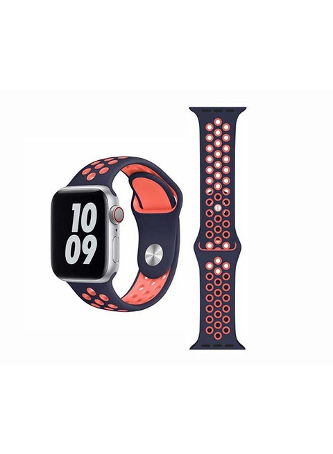 Replacement Band For Apple Watch Series 1/2/3/4/5/6/SE 40/38mm Blue/Orange