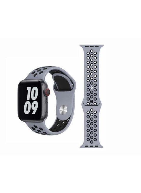 Replacement Band For Apple Watch Series 1/2/3/4/5/6/SE 40/38mm Obsidian Mist/Black