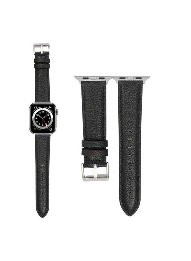 Perfii Replacement Band For Apple Watch Series 6/SE/5/4/3/2/1 Black - Image 1