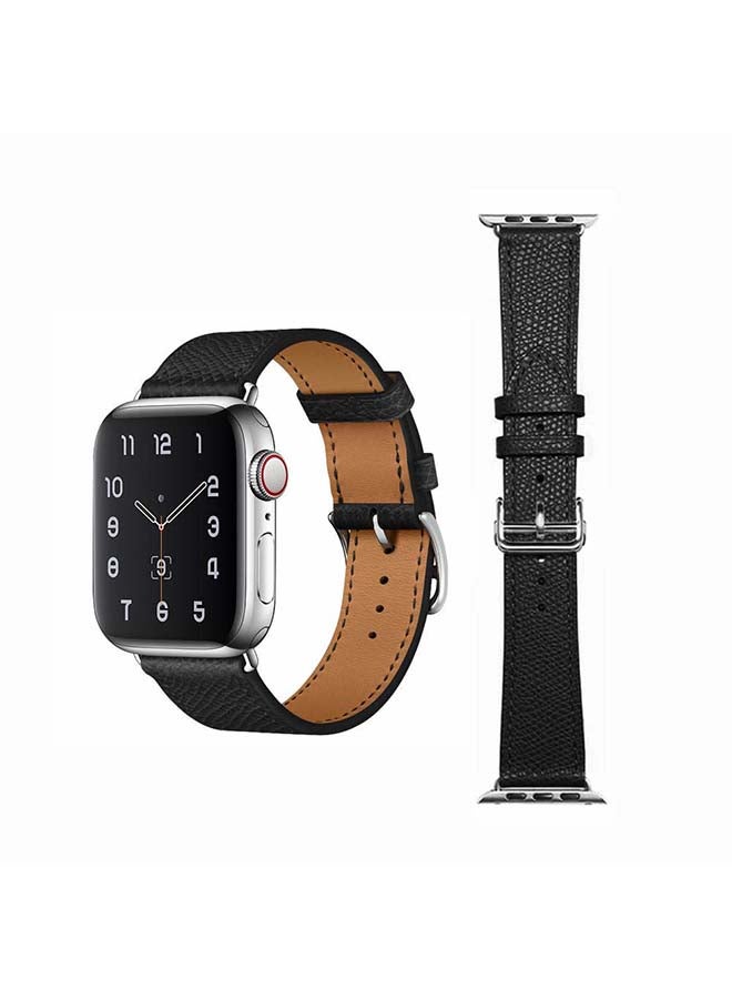 Perfii - SupremeReplacement Band For Apple Watch Series 6/SE/5/4/3/2/1 Black Lines - Image 1