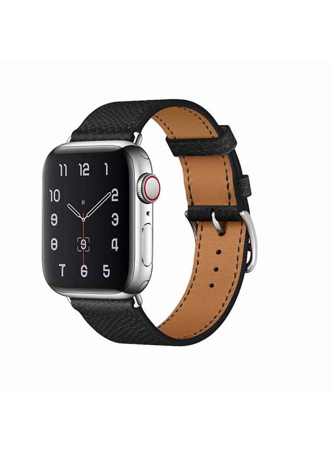 Perfii - SupremeReplacement Band For Apple Watch Series 6/SE/5/4/3/2/1 Black Lines - Image 1