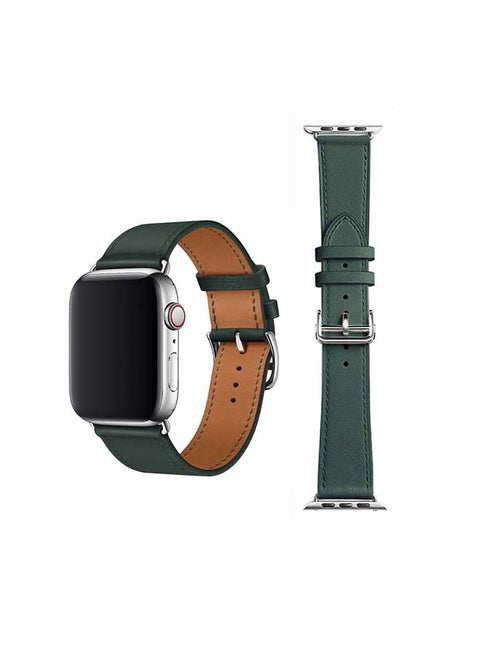 Supreme Replacement Band For Apple Watch Series 6/SE/5/4/3/2/1 Midnight Green