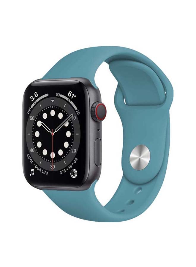Perfii - Replacement Band For Apple Watch Series 6/SE/5/4/3/2/1 Northern blue - Image 1