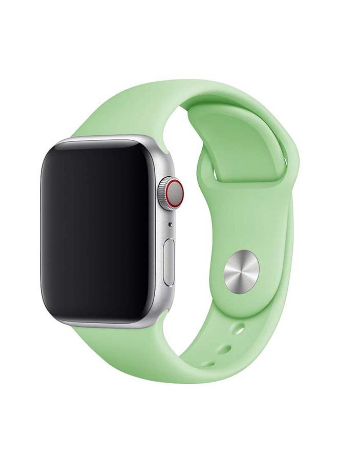 Perfii - Replacement Band For Apple Watch Series 6/SE/5/4/3/2/1 Pistachio - Image 1