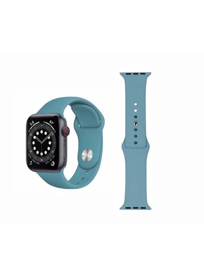 Perfii - Replacement Band For Apple Watch Series 6/SE/5/4/3/2/1 Northern blue - Image 1