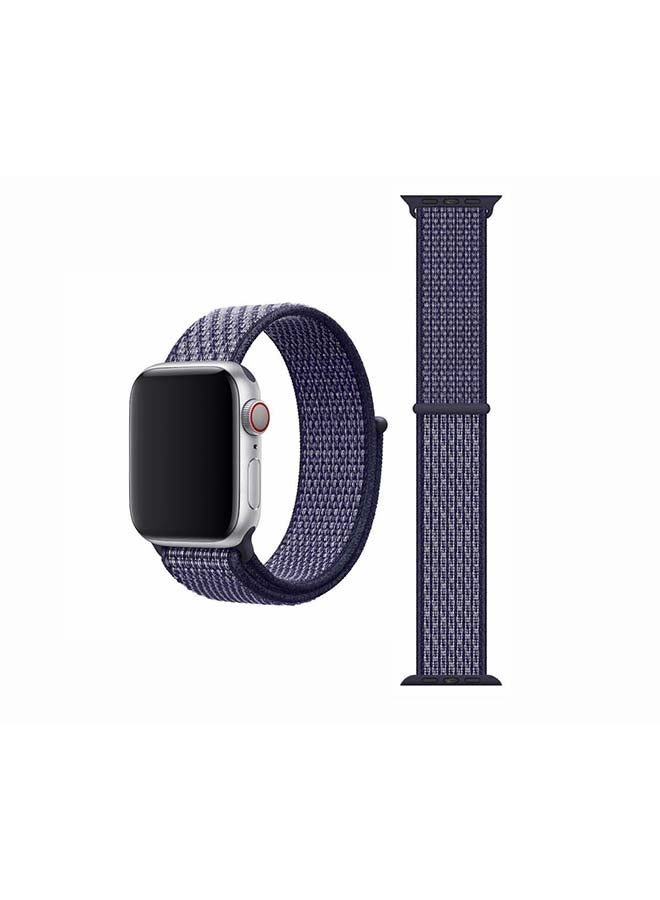Perfii - Replacement Band For Apple Watch Series 6/SE/5/4/3/2/1 Purple Pulse - Image 1