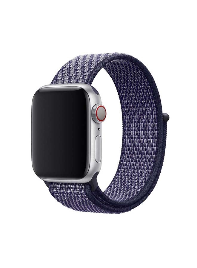 Perfii - Replacement Band For Apple Watch Series 6/SE/5/4/3/2/1 Purple Pulse - Image 1