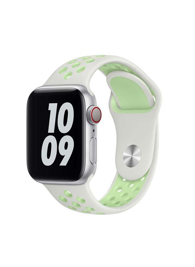Perfii Replacement Band For Apple Watch Series 6/SE/5/4/3/2/1 Spruce Aura/Vapor - Image 2
