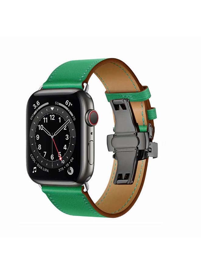 Perfii - Replacement Band For Apple Watch Series 6/SE/5/4/3/2/1 Bambou - Image 1