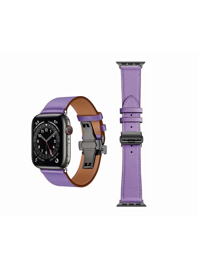 Perfii - Replacement Band For Apple Watch Series 6/SE/5/4/3/2/1 Light Purple - Image 1